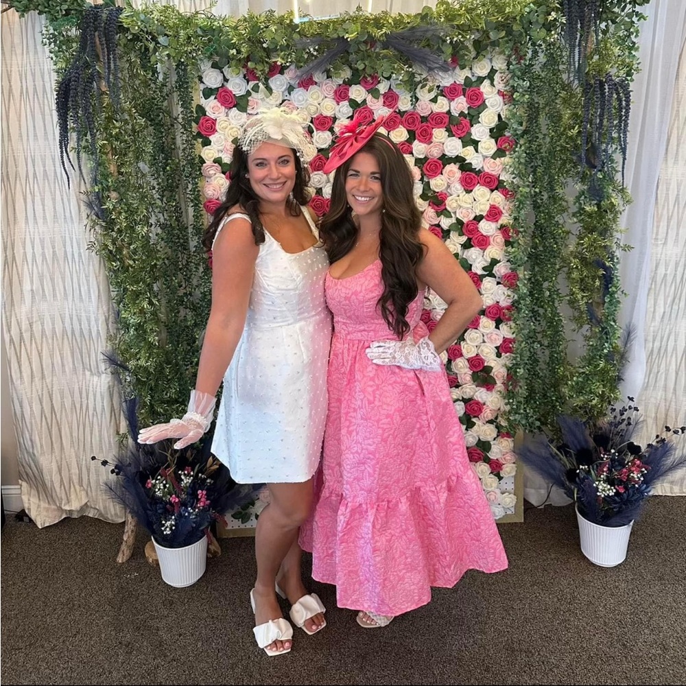 Lulus pink floral dress